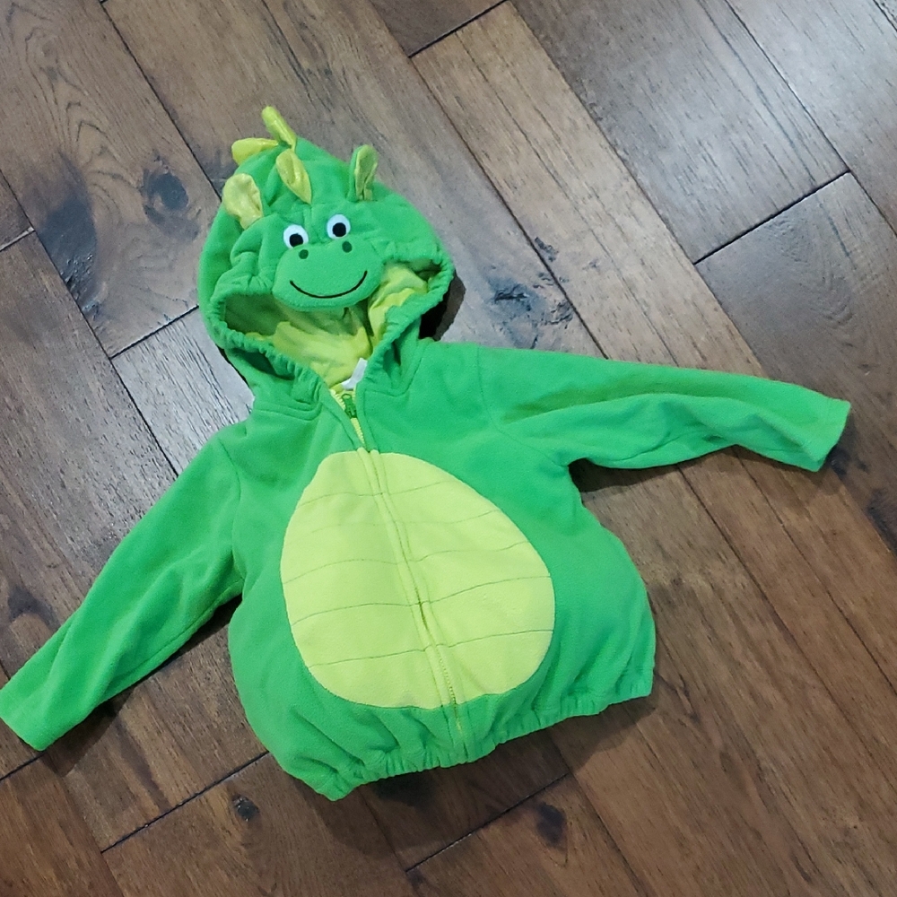 Green Toddler Dragon Costume Hoodie